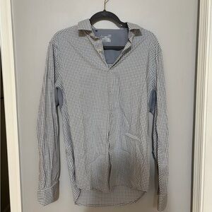 Under Armour Gray Checkered Polo Shirt